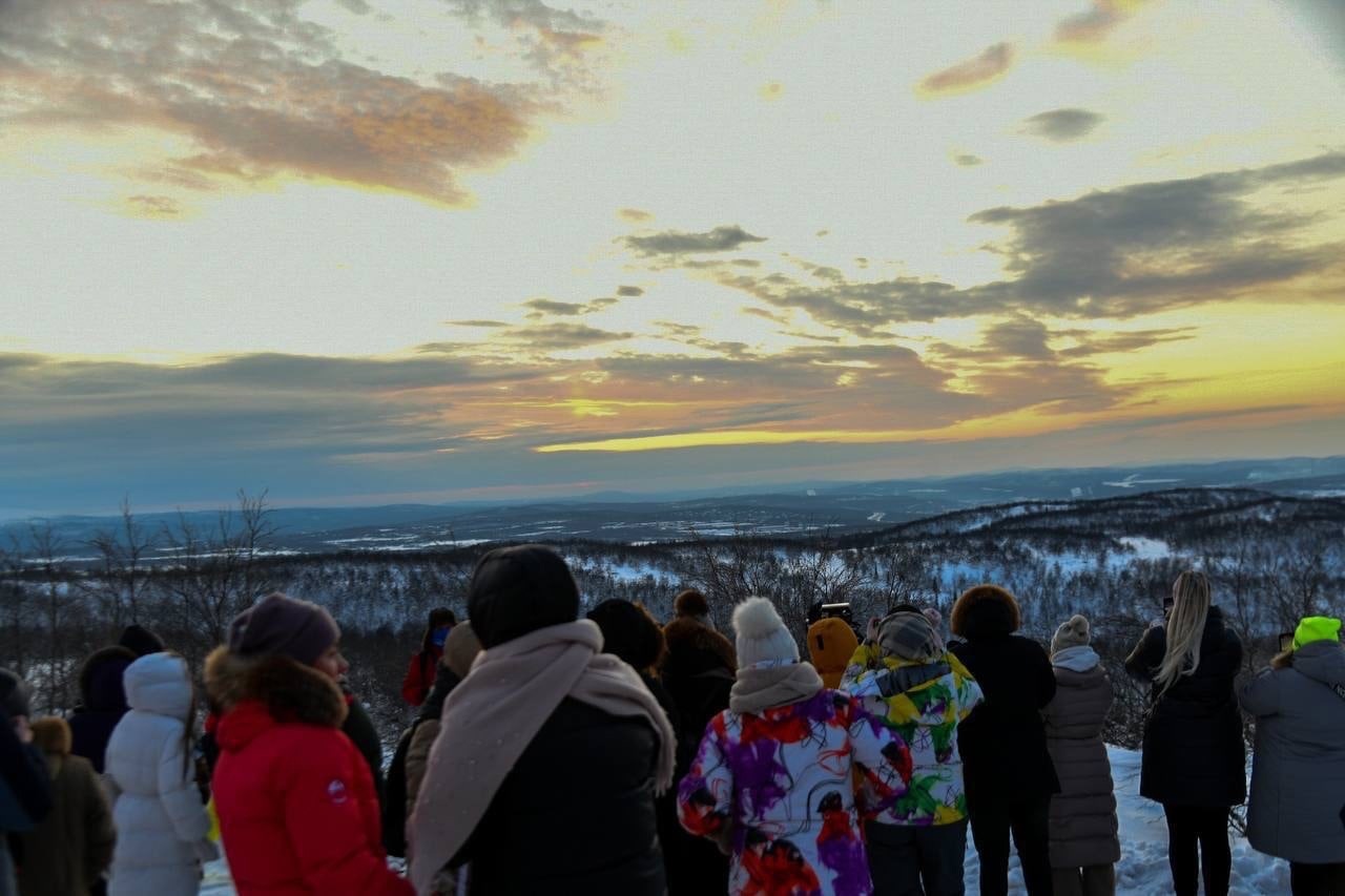 Мурманск в январе